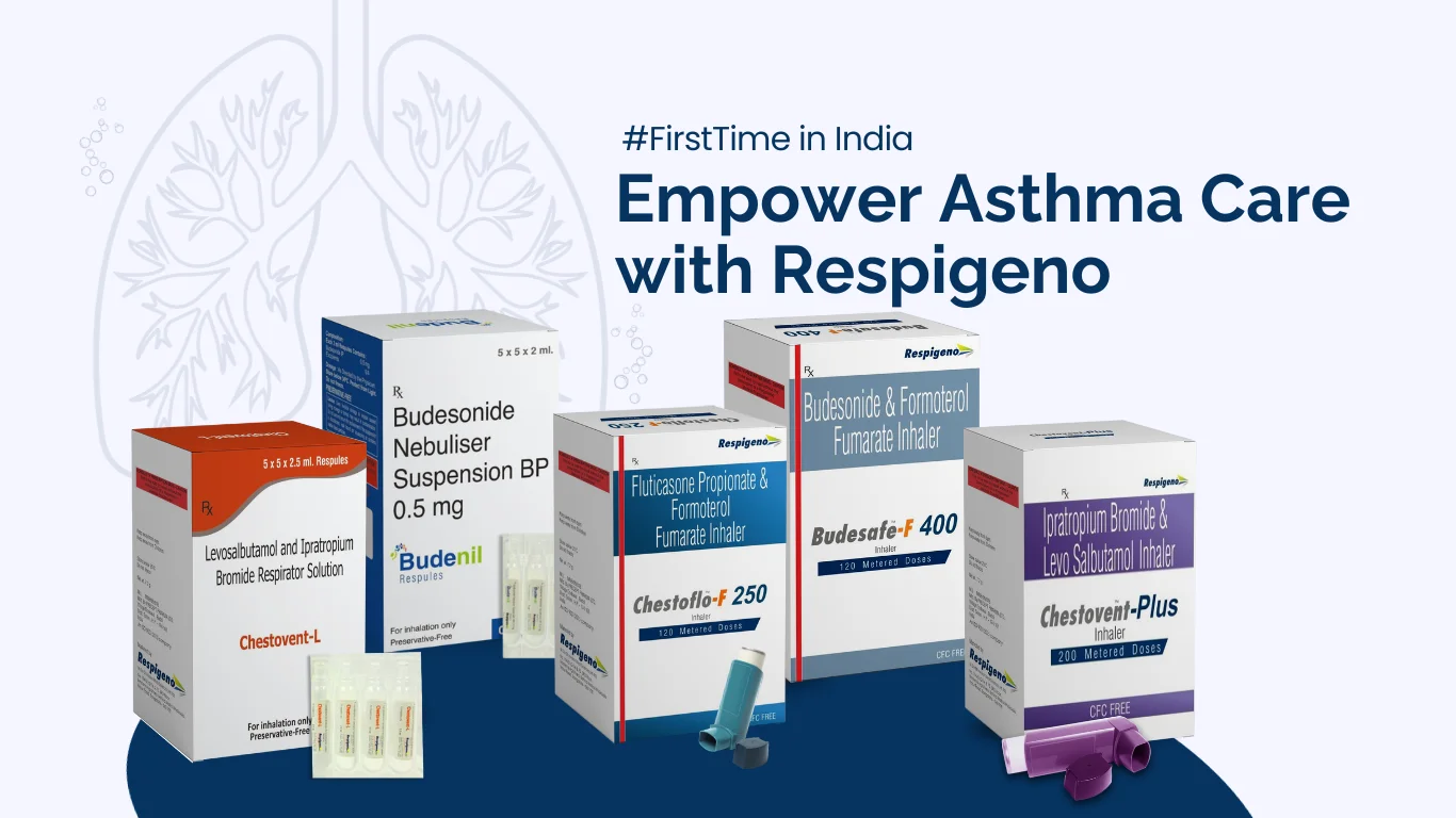 Respiratory Pharma products for Pharma franchise